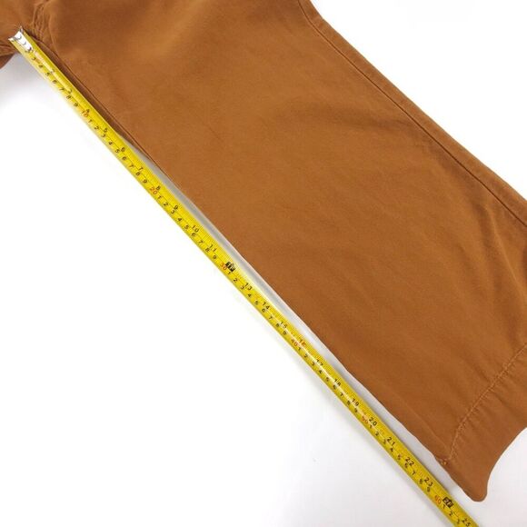 THE GREAT Ranger Baggy Straight Ankle Crop Utility Pants Military Rust Brown 26 - Picture 4 of 7